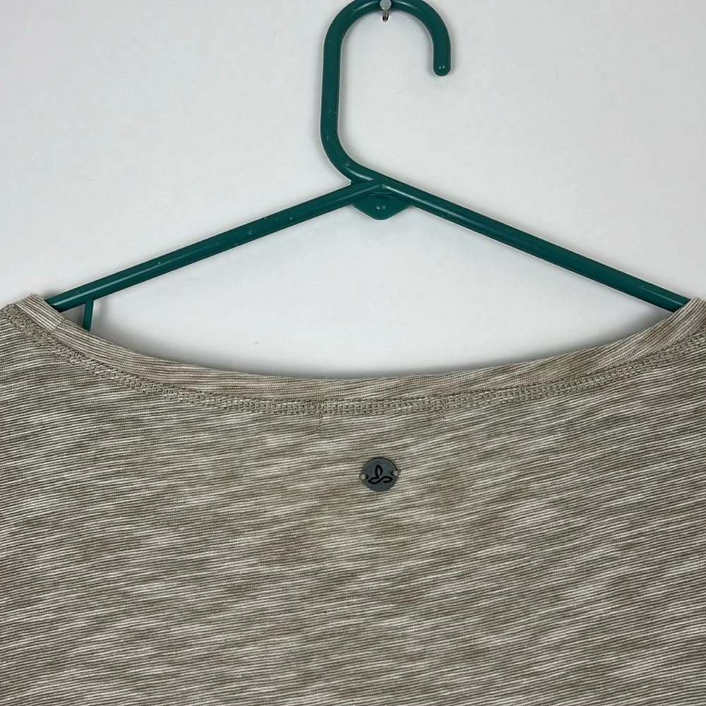 PRANA Laurie Stone Bonita Top in tan and gray M - Picture 8 of 10